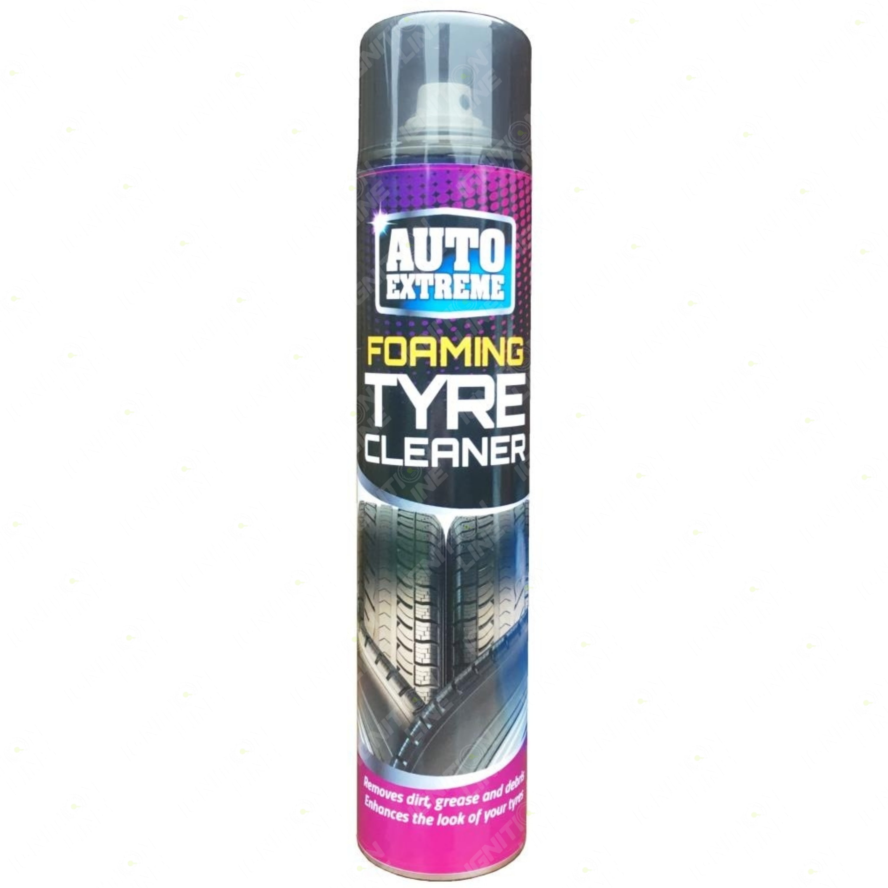 Auto Extreme Foaming Tyre Cleaner Black Spray Can Foam Matt Satin Look 300ml